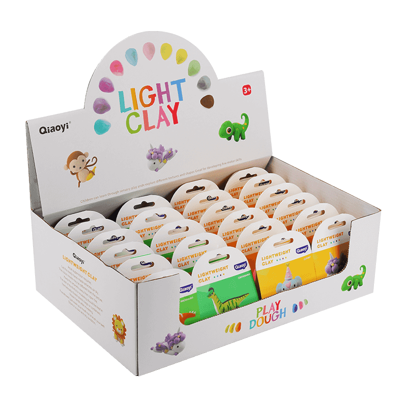 Colorful Expressions with 12, 24, and 36 Colors Lightweight Clay Sets